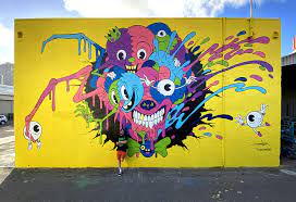 Creative Process: How Alex Pardee Painted his Mural at POW! WOW! –  BOOOOOOOM! – CREATE * INSPIRE * COMMUNITY * ART * DESIGN * MUSIC * FILM *  PHOTO * PROJECTS